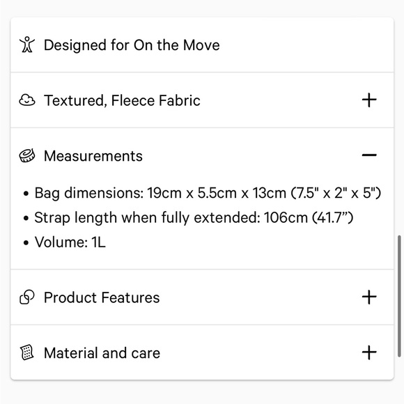Lululemon Everywhere Belt Bag 1L *Fleece - Picture 7 of 11